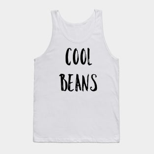 Cool Beans - #2 - Black Tank Top